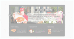 Desktop Screenshot of pizzeria-vis-a-vis.de