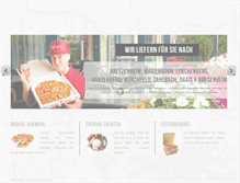 Tablet Screenshot of pizzeria-vis-a-vis.de